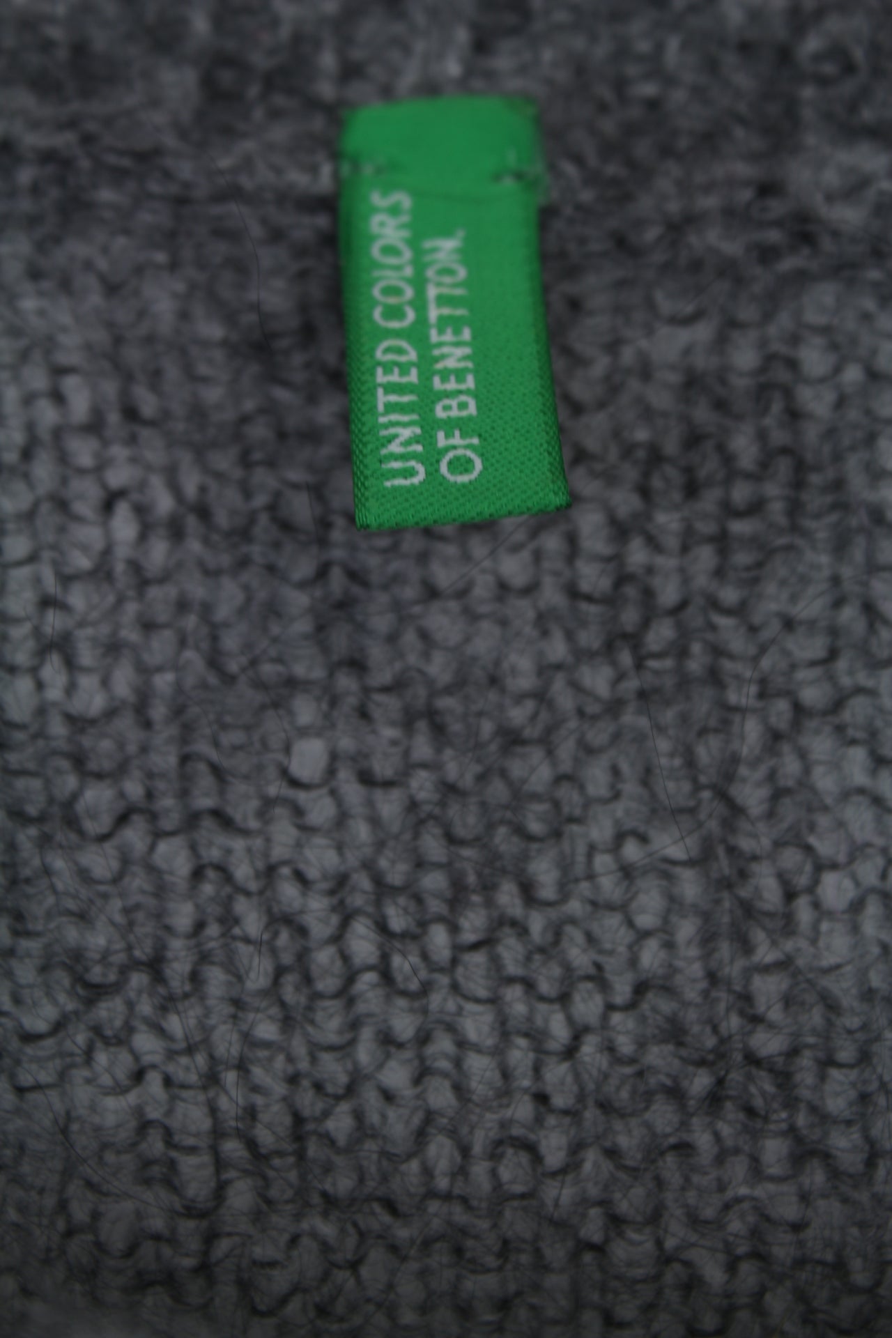 Benetton πλεκτή ριγέ μπλούζα