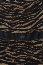 Animal print αμάνικο φόρεμα