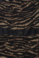 Animal print αμάνικο φόρεμα