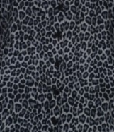 Animal print τοπ με κουμπιά