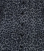 Animal print τοπ με κουμπιά