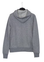 Γκρι φούτερ hoodie με αποτύπωμα