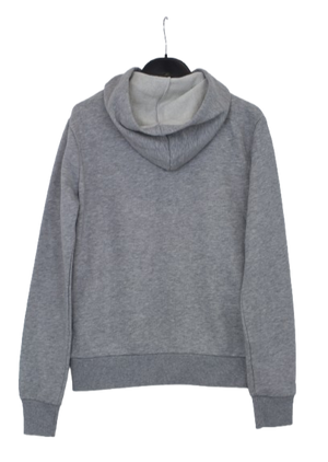 Γκρι φούτερ hoodie με αποτύπωμα