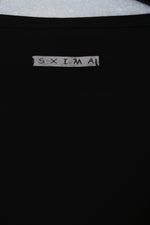 Μαύρο τοπ-ζακέτα με βολάν - S/M