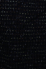 Vintage μαύρη tweed midi φούστα