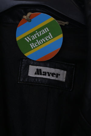 Vintage μαύρο δερμάτινο τζάκετ