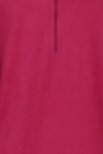 Φούξια half zipper φλις μπλούζα