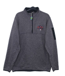 Γκρι φλις half zipper μπλούζα - M/L