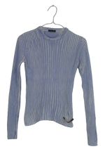 Krizia Jeans ριμπ γαλάζιο τοπ - XS/S