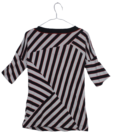 Marc Cain τοπ με διαγώνιες ρίγες - M/L/XL