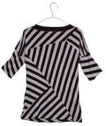 Marc Cain τοπ με διαγώνιες ρίγες - M/L/XL