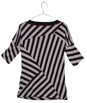 Marc Cain τοπ με διαγώνιες ρίγες - M/L/XL
