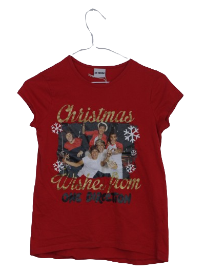 One Direction Christmas wishes tshirt - ΧS