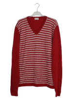 Pringle of Scotland πλεκτή μπλούζα με ρόμβους - L/XL