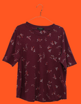 Ralph Lauren μπορντώ tshirt