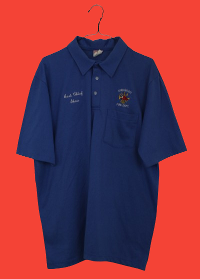 Vintage μπλε ρουά polo tshirt