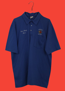 Vintage μπλε ρουά polo tshirt