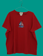 Κόκκινο tshirt με παγιέτες