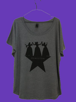 Γκρι tshirt με αποτύπωμα