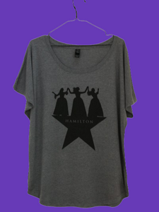 Γκρι tshirt με αποτύπωμα