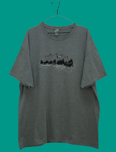 Γκρι tshirt με αποτύπωμα 