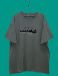 Γκρι tshirt με αποτύπωμα 