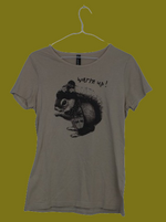 Μπεζ tshirt με σκίουρο