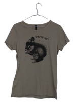 Μπεζ tshirt με σκιόυρο - Μ