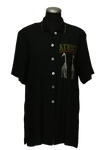 Vintage πουκάμισο με "AFRICA SAFARI" αποτύπωμα- M/L