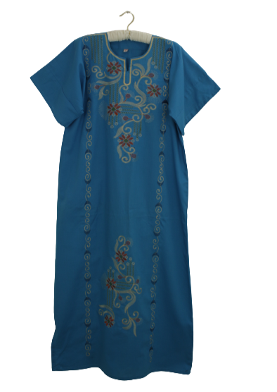 Vintage ethnic φόρεμα με κέντημα - S/M/L