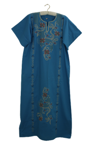 Vintage ethnic φόρεμα με κέντημα - S/M/L