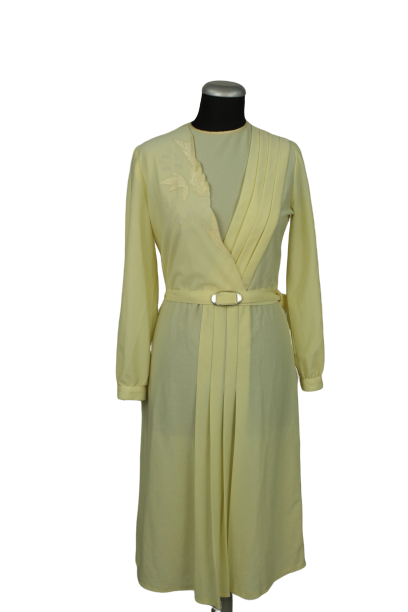 Vintage light κίτρινο φόρεμα - S/M