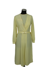 Vintage light κίτρινο φόρεμα - S/M