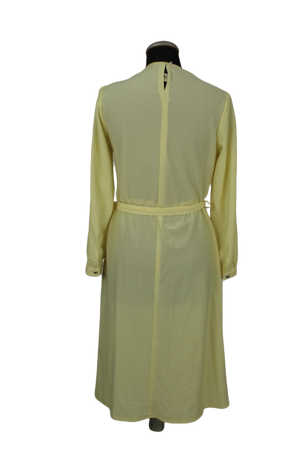 Vintage light κίτρινο φόρεμα - S/M