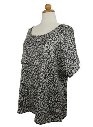 Αnimal print τοπ - XL/XLplus