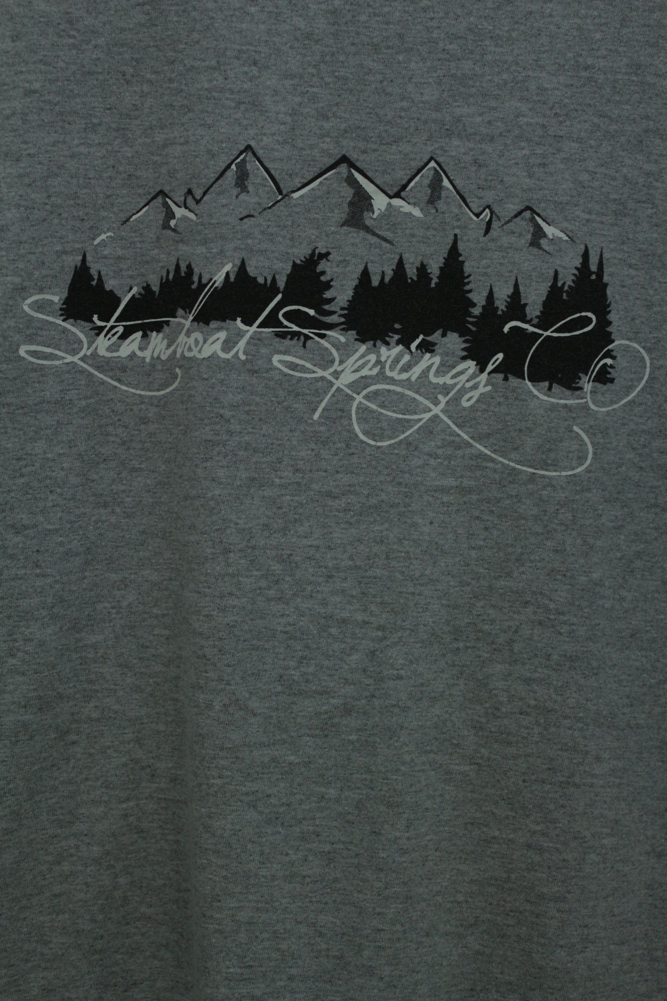 Γκρι tshirt με αποτύπωμα 
