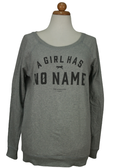 Φούτερ με " A girl has no name" αποτύπωμα - L