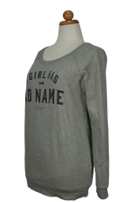 Φούτερ με " A girl has no name" αποτύπωμα - L