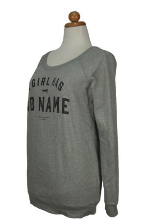 Φούτερ με " A girl has no name" αποτύπωμα - L