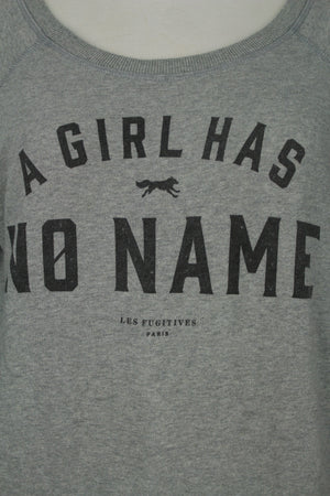 Φούτερ με " A girl has no name" αποτύπωμα - L