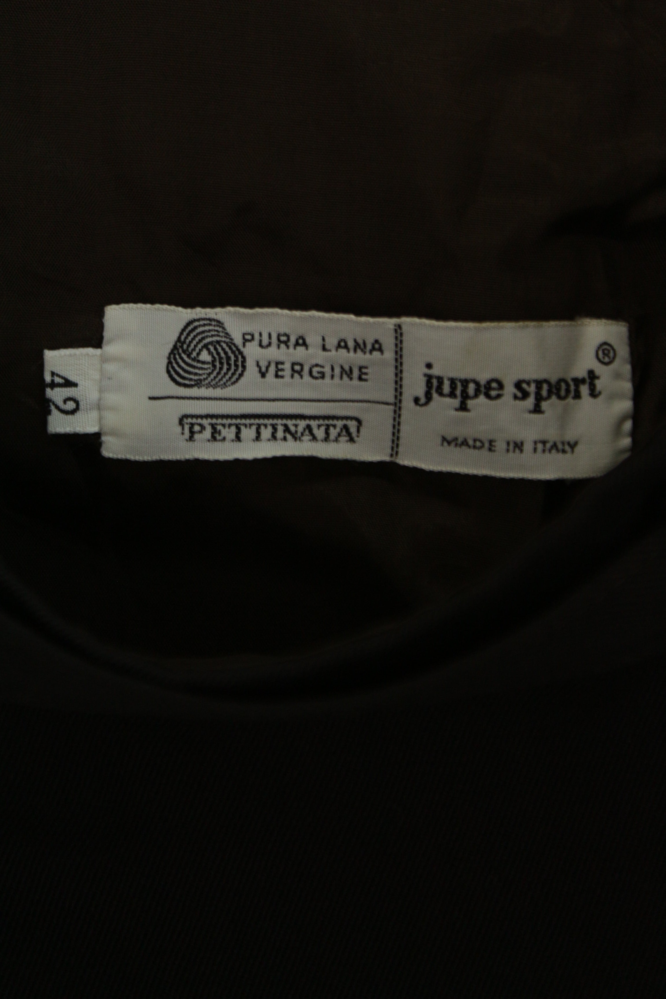 Vintage καφέ φούστα με πιέτες