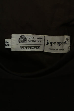 Vintage καφέ φούστα με πιέτες