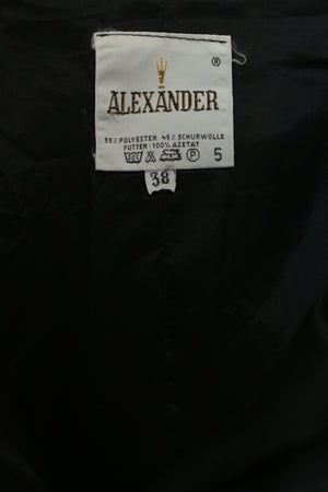 Vintage midi μαύρη φούστα