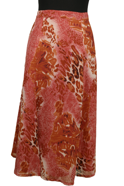 Midi animal print φούστα - L