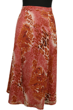 Midi animal print φούστα - L
