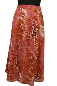 Midi animal print φούστα - L