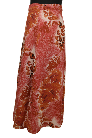 Midi animal print φούστα - L
