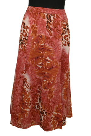 Midi animal print φούστα - L