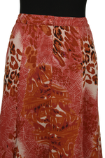 Midi animal print φούστα - L
