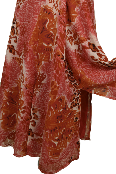 Midi animal print φούστα - L